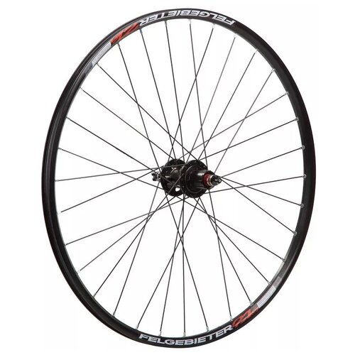 фото Колесо велосипедное felgebieter 27,5" заднее, под disc, 6 болт, 32 отверстий, втулка kt-me6r