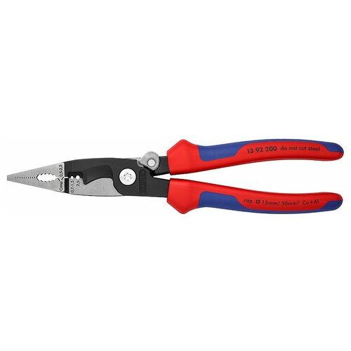 Электромонтажные плоскогубцы 200 мм Knipex KN-1392200SB