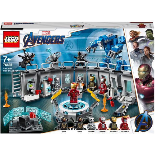 Конструктор LEGO Marvel Super Heroes 76125 Avengers Лаборатория Железного человека, 524 дет. конструктор lego super heroes 76206 фигура железного человека