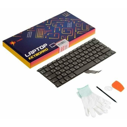 Клавиатура для Apple MacBook Air 13 A1369 Late 2010 Г-образный Enter RUS 1485₽