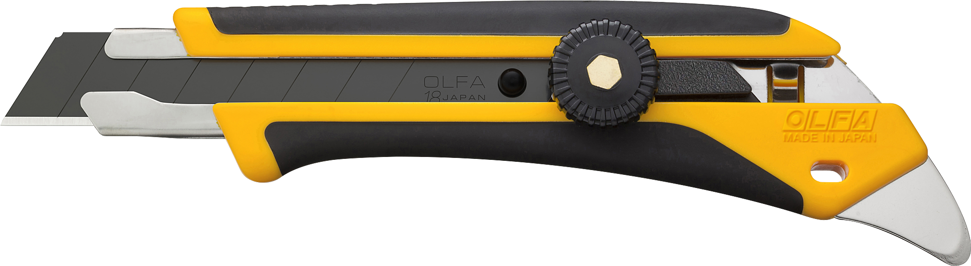 Нож OLFA X-design, двухкомпонентный, трещоточный фиксатор, 18 мм OL-L-5