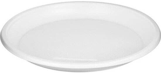 Тарелка одноразовая Комус 205 мм белая, 50 шт/уп