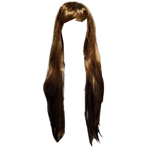 фото Парик гладкий натуральный цвет темно русый 70 см маски - карнавал