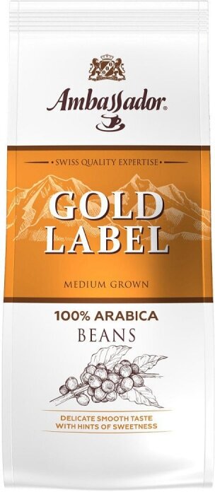 Кофе в зернах Ambassador Gold Label 1 кг.