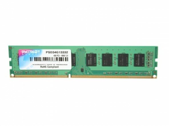 Оперативная память Patriot Memory SL 4 ГБ DDR3 1333 МГц DIMM CL9 PSD34G13332 - фотография № 10