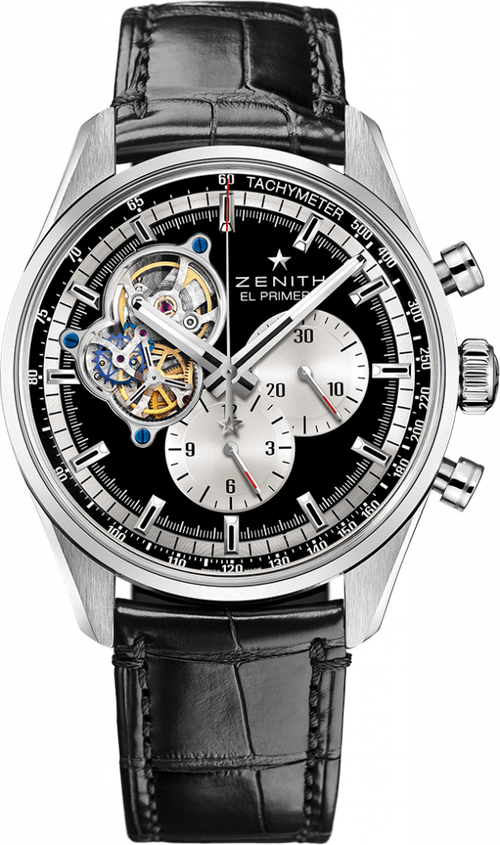 Наручные часы ZENITH Chronomaster El Primero Open 03.2042.4061/21. C496, серебряный, черный