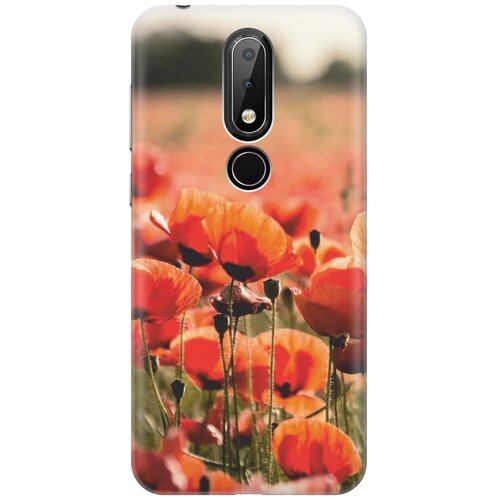 фото Re:pa накладка transparent для nokia 6.1 plus / x6 (2018) с принтом "маки"