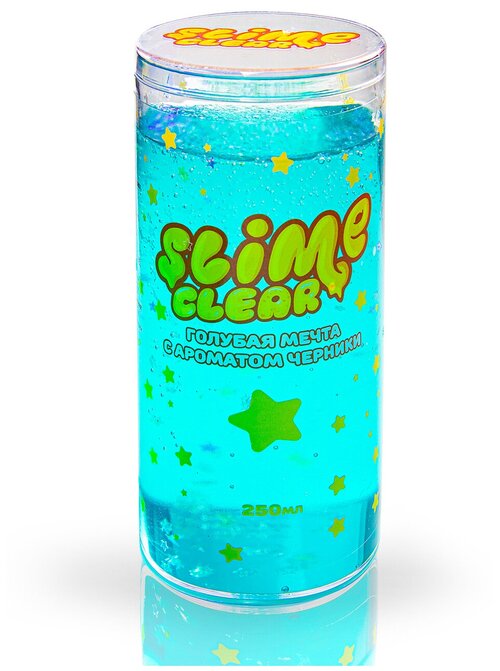 Лизун SLIME Clear Голубая мечта, голубой