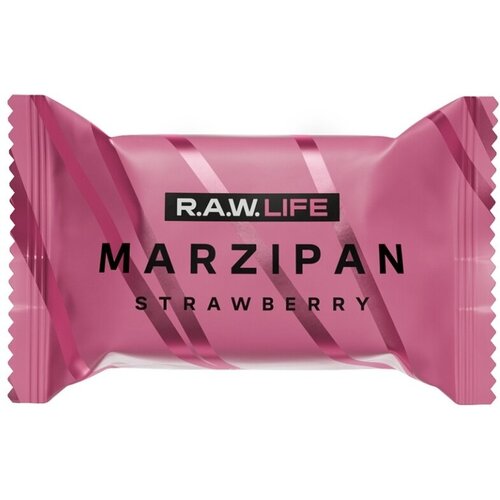 Батончик ореховый R.A.W.Life Marzipan Wild Strawberry 19г, Россия