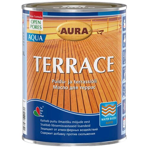 Масло Aura Terrace Aqua, бесцветный, 0.9 л