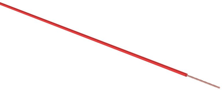 Провод автомобильный ПГВА/пвам REXANT 1х1,50 мм красный, бухта 5 метров
