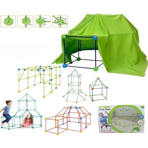 Детский туннель конструктор палатка Build Your Own Den от GadFamily !