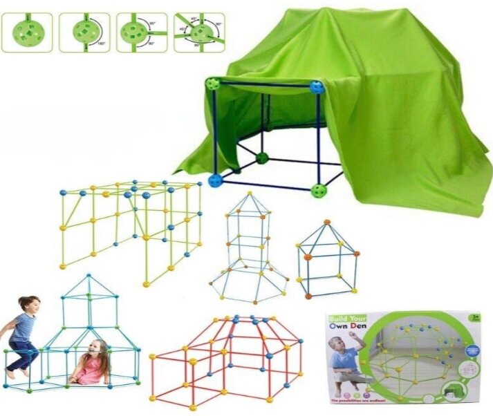 Детский туннель конструктор палатка Build Your Own Den от GadFamily !