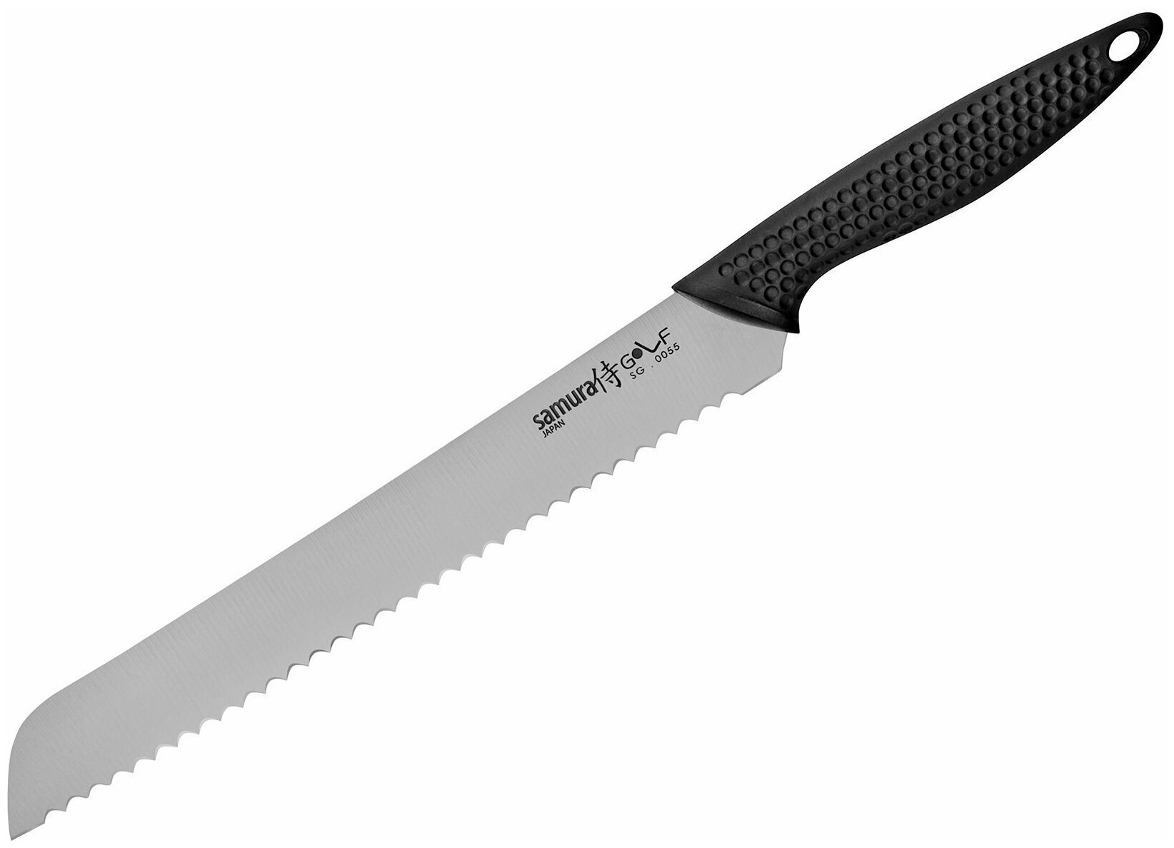 Нож для нарезки хлеба кухонный Samura Golf / хлебный нож 230мм SG-0055