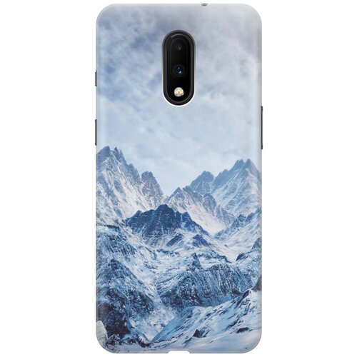 фото Gosso ультратонкий силиконовый чехол-накладка для oneplus 7 с принтом "снежные горы"