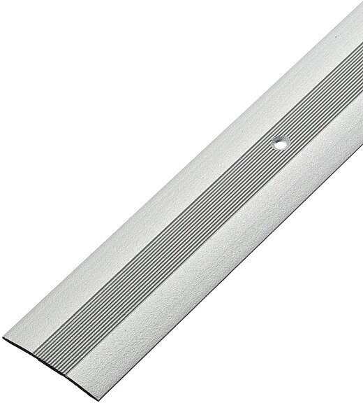 Порог алюминиевый одноуровневый стык 40х1800 мм серебро