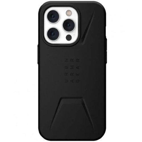 чехол uag для iphone 14 pro max civilian for magsafe mallard 114039115555 Чехол для iPhone 14 Pro Max, UAG Civilian for MagSafe Series, Черный