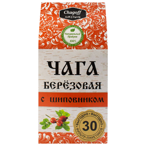 Chagoff чай Чага березовая ф/п, 2 г, 30 шт.