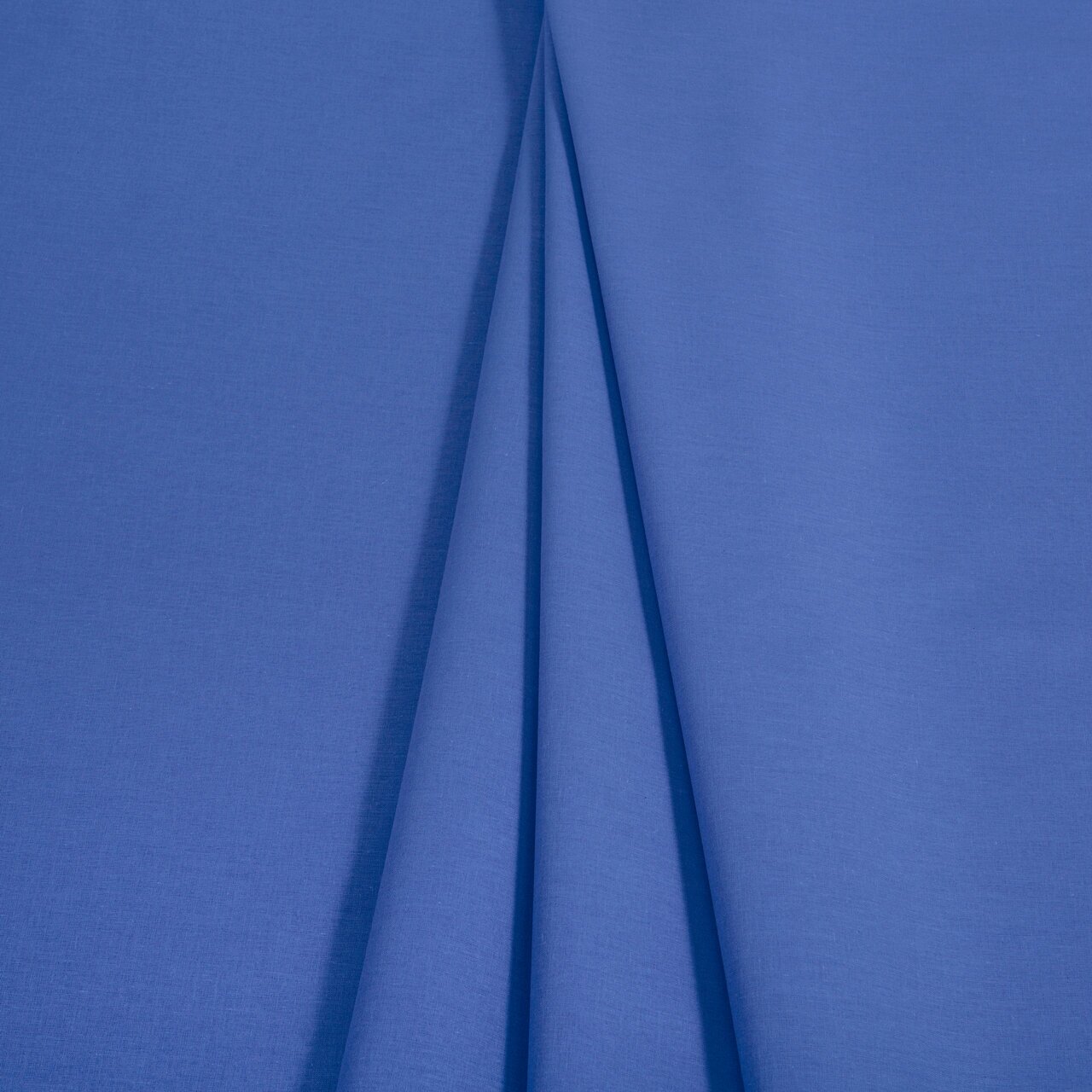 Комплект постельного белья из однотонного поплина 2-х спальный "Синий"