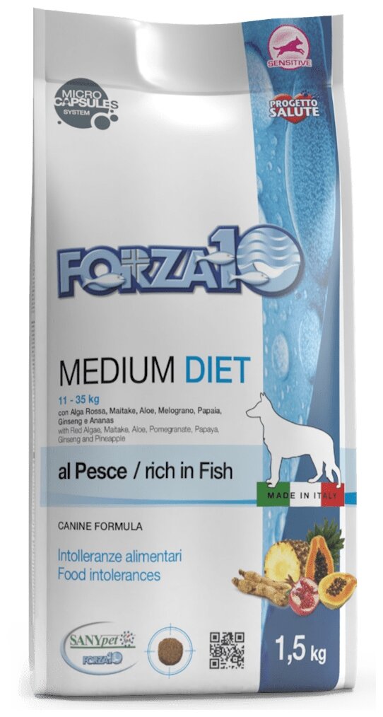 Сухой корм для собак Forza10 Diet гипоаллергенный рыба