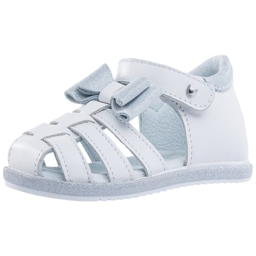 фото Сандалии котофей размер 23, 22 белый/серебристый