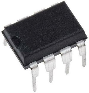 Микросхема TI LM358P, операционный усилитель Dual DIP8, 1шт