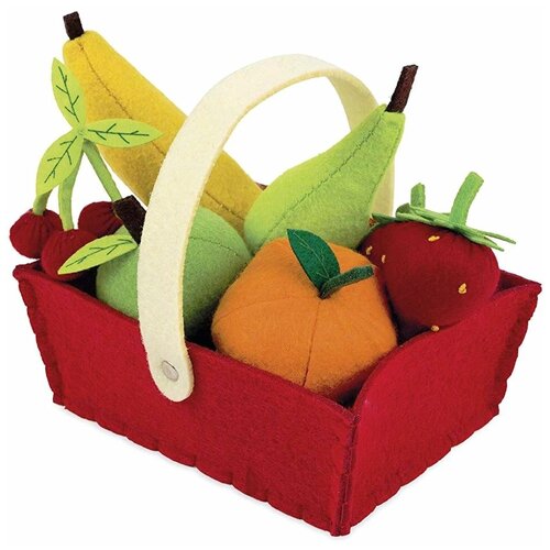 фото Набор фруктов в корзинке: 8 предметов janod