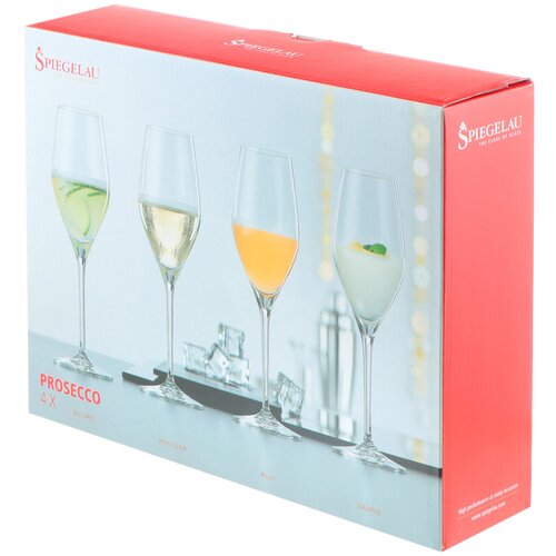 фото Набор бокалов spiegelau prosecco, 4 штук