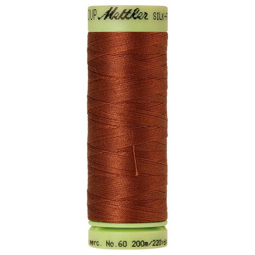 Нить для машинного квилтинга SILK-FINISH COTTON 60, 200 м 100% хлопок 0262 Penny ( 9240-0262 ) нить для машинного квилтинга silk finish cotton 60 200 м 100% хлопок 1085 twilight 9240 1085