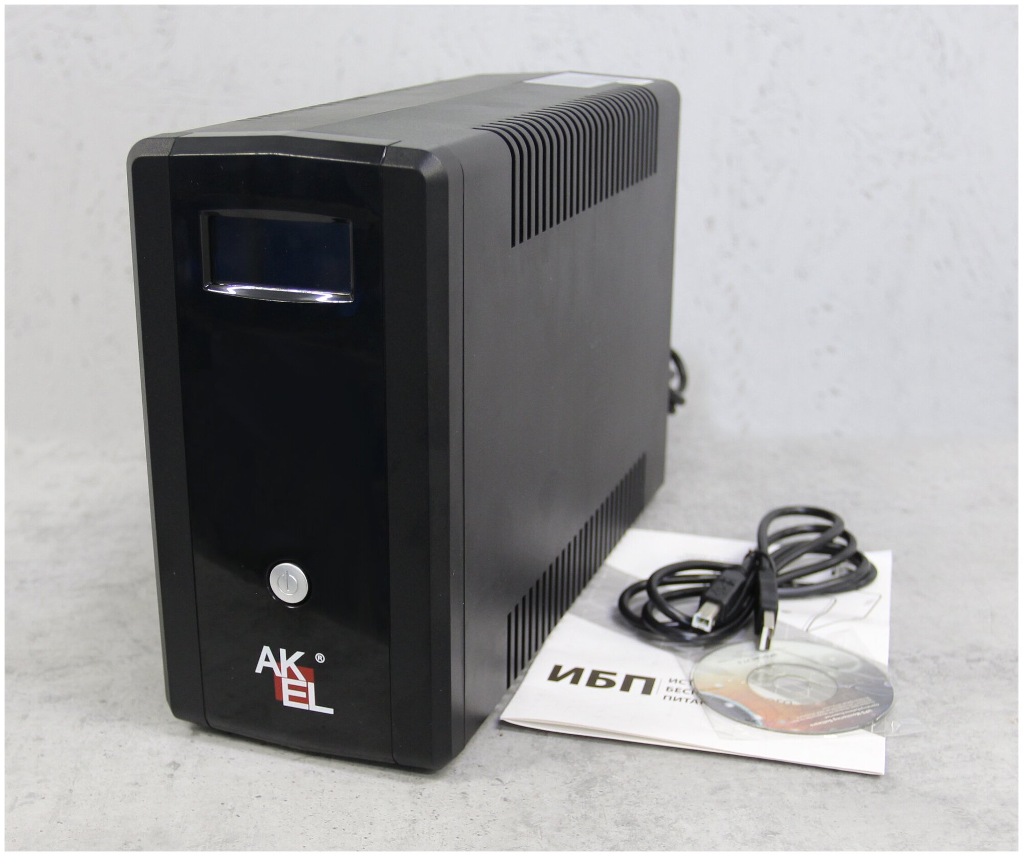 ИБП AKEL D515-HOME/Smart UPS/AVR Мощность 1500 ВА/ЖК Дисплей/Для Защиты ПК Сервера Коммуникационного оборудования 1