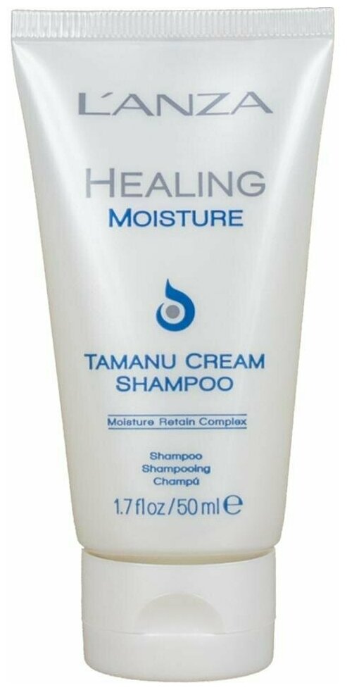 LANZA шампунь Healing Moisture Tamanu Cream Shampoo, 300 мл