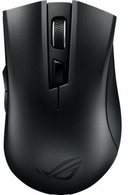 Мышь беспроводная ASUS ROG Strix Carry, 7200dpi, Bluetooth/ Wireless, Черный 90MP01B0-B0UA00 - фото №1