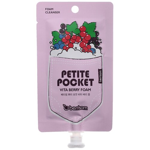BERRISOM Пенка д/умывания Petite Pocket vita berry foam 30гр