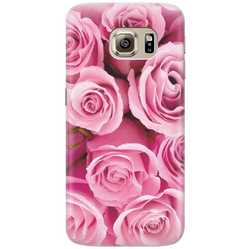 фото Cиликоновый чехол на samsung galaxy s6 edge / самсунг с6 эдж с принтом "букет роз" gosso