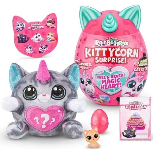 Игровой набор Rainbocorns сюрприз в яйце Kittycorn Surprise (плюш котенок) игровой набор hatchimals сюрприз секрет сезон 2 6055227