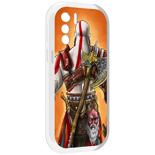 Чехол MyPads God of War для UleFone Note 13P задняя-панель-накладка-бампер