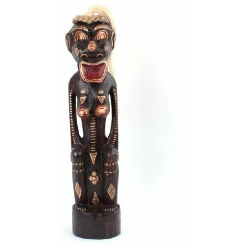 Статуэтка Абориген. Дерево Албезия. Размер: 12х10х50 см