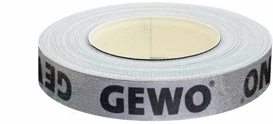 Торцевая лента для настольного тенниса Gewo 1m/9mm, Silver