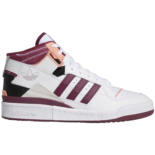 фото Кроссовки adidas originals forum exhibit mid cloud white/victory crimson/ambient blush / 44 eu