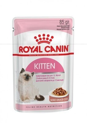 Royal Canin паучи RC Кусочки в соусе для котят 4-12 мес. (Kitten) 40580008R0 0,085 кг 41712 (2 шт)