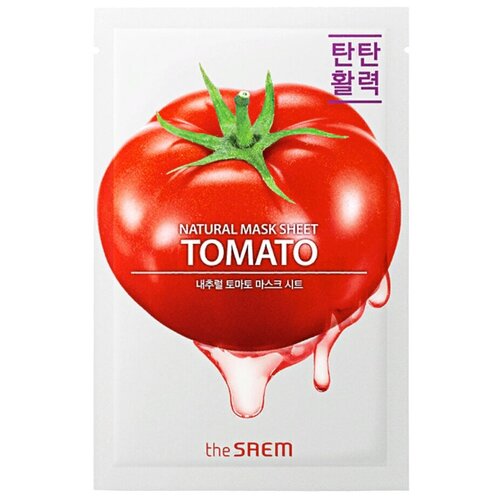 .THE SAEM Natural Tomato Mask Sheet Маска тканевая N с экстрактом томата 21 мл