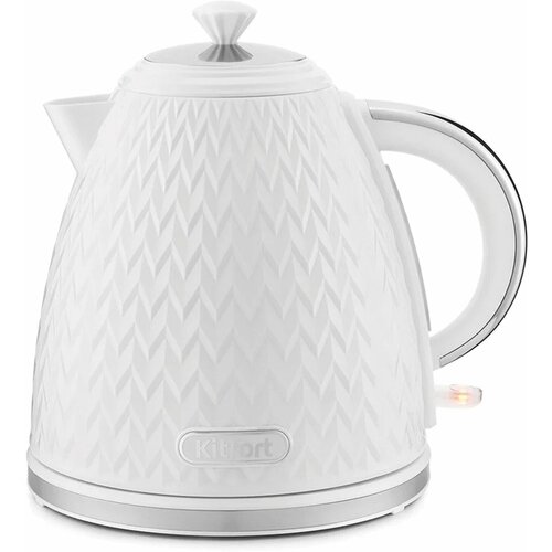 Чайник KITFORT КТ-681 17 л 2200 Вт закрытый нагревательный элемент пластик белый 651600₽