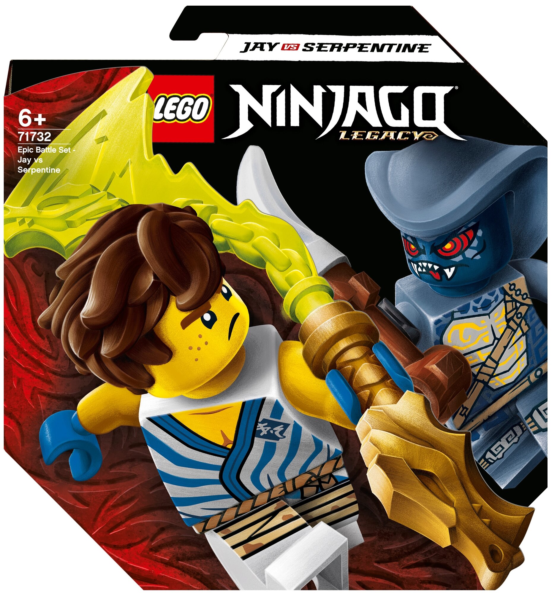 Конструктор LEGO Ninjago Легендарные битвы: Джей против воина-серпентина - фото №1