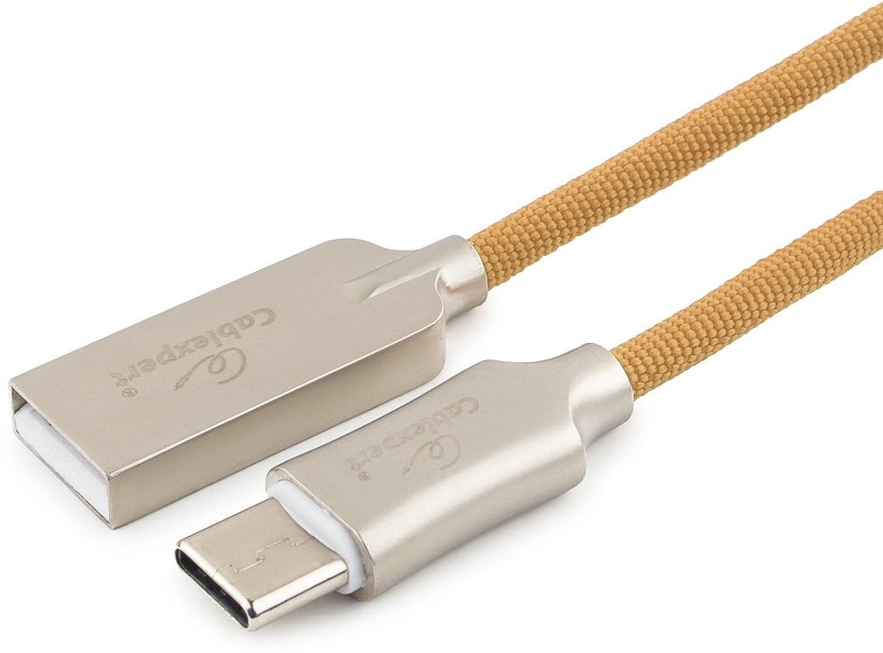 Кабель Cablexpert Platinum USB - USB Type-C (CC-P-USBC02Gd-1M)