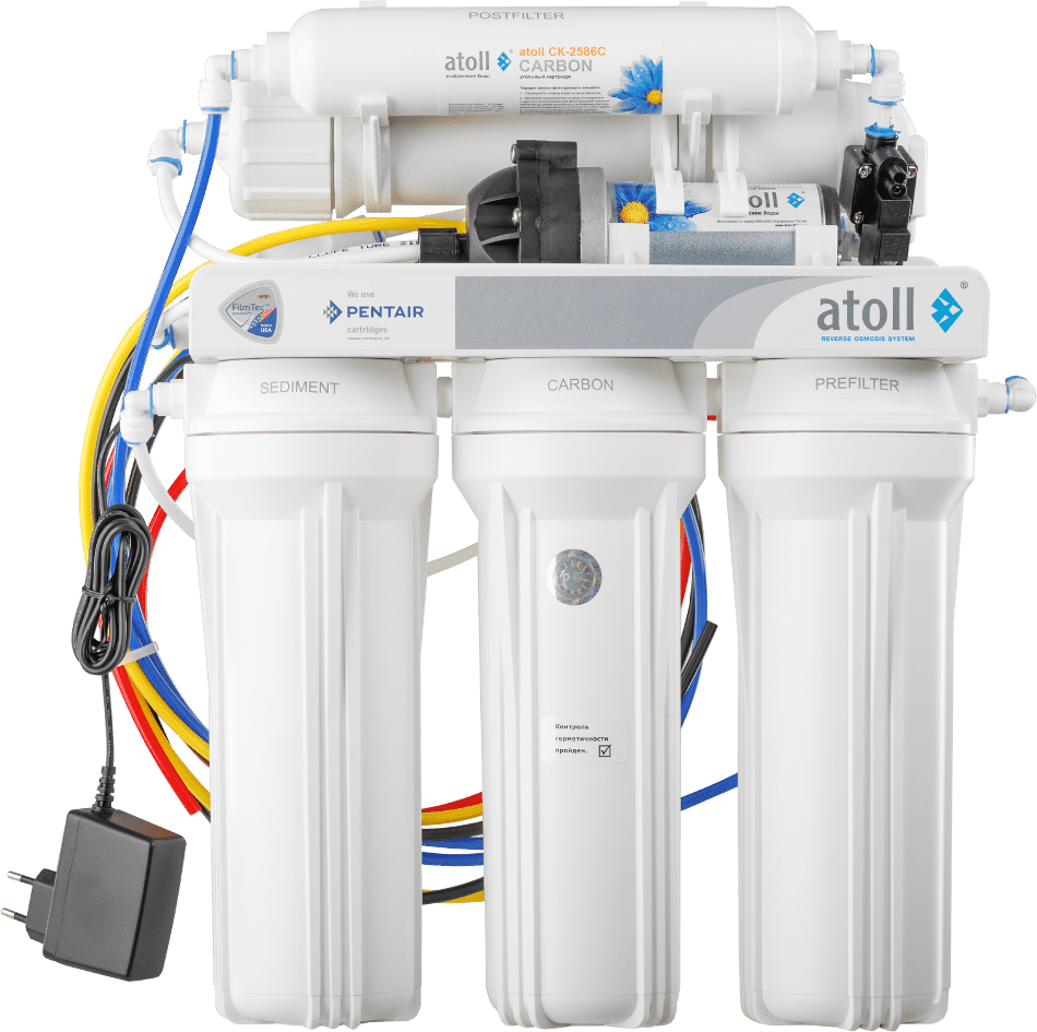 Система обратного осмоса Atoll A-575p STD с помпой повышения давления - фотография № 15