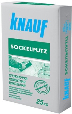 Штукатурка цементная Knauf Зокельпутц 25 кг - фото №8