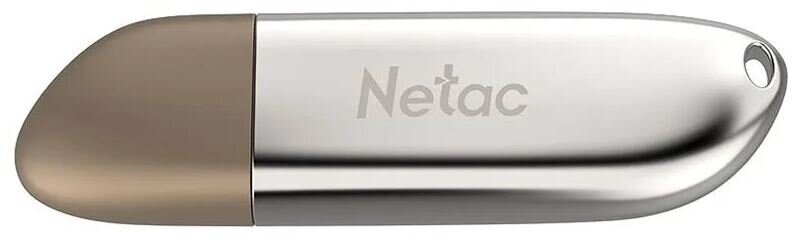 Флешка Netac U352, 16Gb, USB 3.0, Серебристый/Коричневый NT03U352N-016G-30PN - фото №6