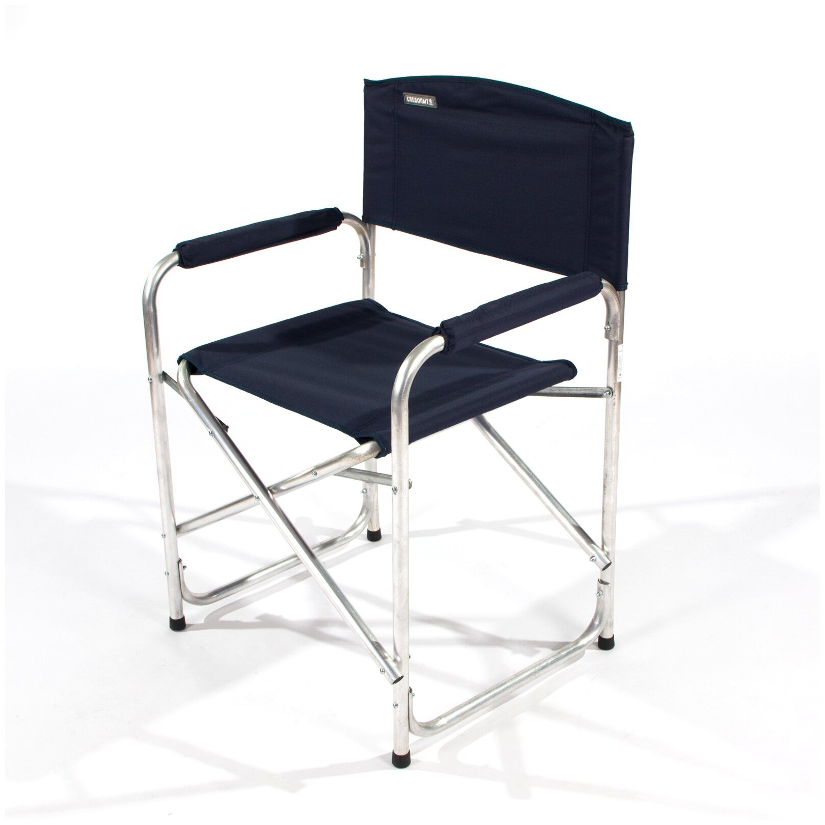 Кресло складное Следопыт 585х450х825 мм, алюминий, синий .