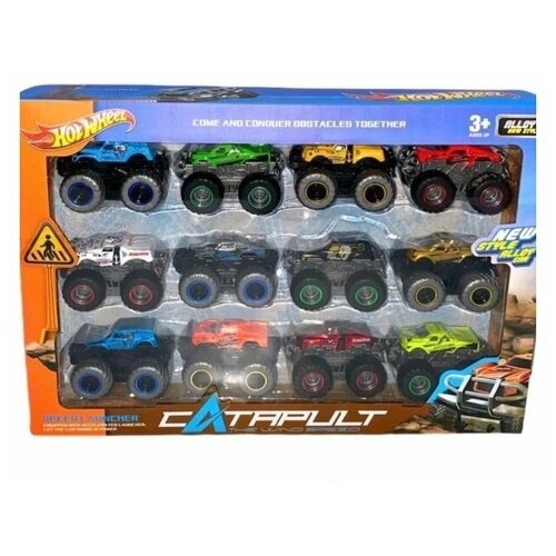 Hot wheels хот виллс Поли роботы набор из 12 машинок