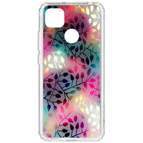 фото Чехол на xiaomi redmi 9c kruche print цветные листья